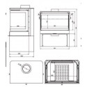 Каминная печь KFD STO M 14 3F