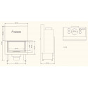КАМИННАЯ ТОПКА A.CAMINETTI FLAT 96