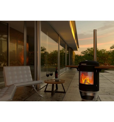 Печь-барбекю Hestia 500 Heat & Grill, садовая печь