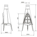 Каминная печь Invicta Tipi антрацит